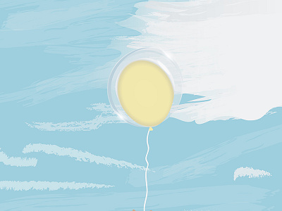balloon art balloon design draw drawing illustration illustrations illustrator minimalism vector
