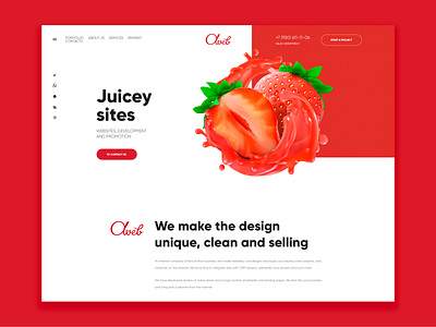 Juicey Site | Landing Page Redesign clean design colorful creative design ecommerce modern uiuxdesign