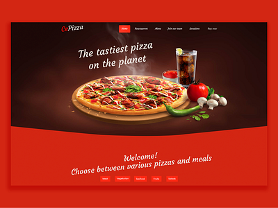 CePizza Landing Page