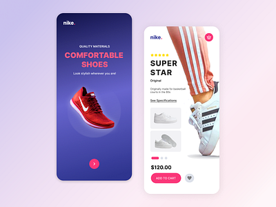 Sport Shoe App Design android app design creative ec ecommerce mobile app shoe app sports sports app uiux uiuxdesign
