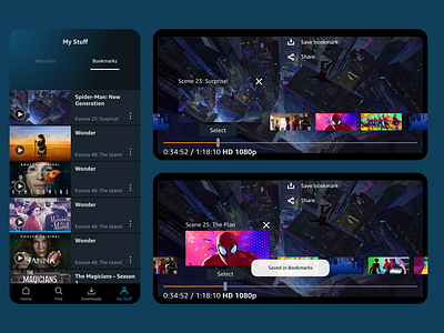 Bookmark Feature for Prime Video