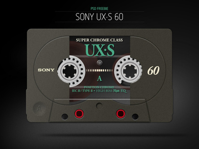 Cassette Tape PSD Freebie
