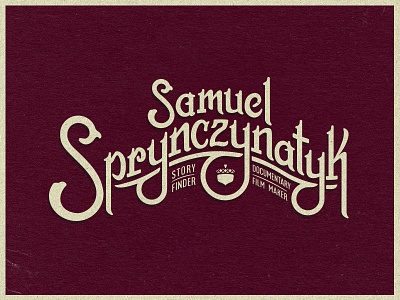 Sam Sprynczynatyk acorn hand lettering hipster lettering logo music tall tales vector wordmark
