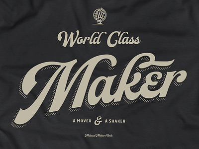 World class from the Midwest logo midwest north dakota typography typography design world class