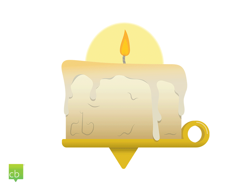 Icon Set #3: Light candle icons lantern light lightbulb