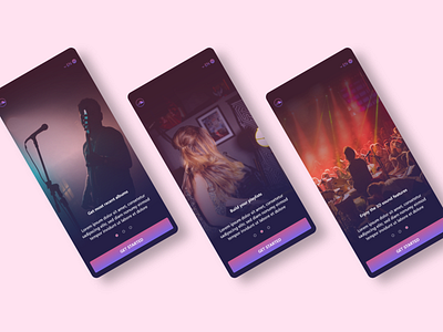 Music app mobile ui ux