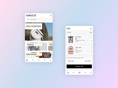 Mobile app - online store