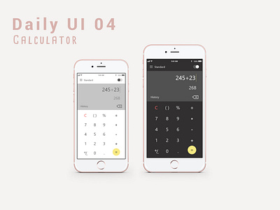 Daily UI 04 - Calculator