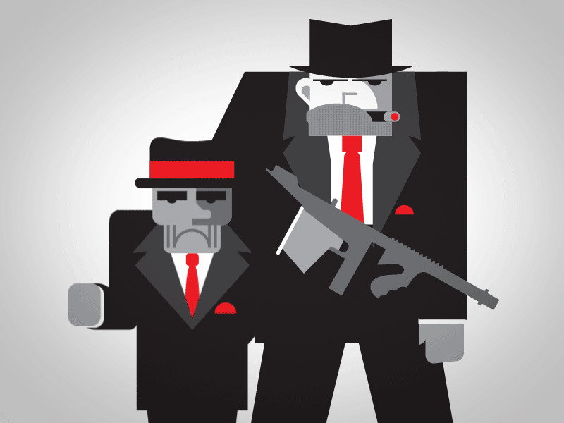 Mobsters animation
