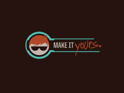 Make it yours concept face game head icon jason taylor legacy shades sunglasses