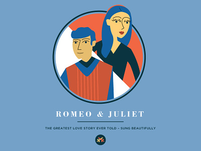Romeo & Juliet fairy tale illustration love romeo and juliet