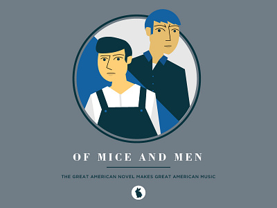 Of Mice and Men illustration of mice and men story