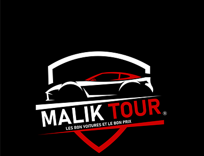 Malik Tour Car Rental Logo branding car design icon illustration logo logos minimal rental vector xd design