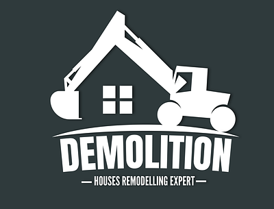 Demolition Company Logo branding illustration logo logos vector xd design