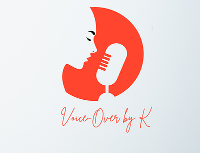 Voice Over by K branding design kit logo logos vector voice over