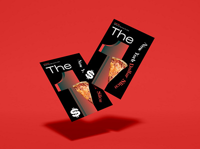 The New York Dollar Slice branding design pizza poster poster art poster design typography