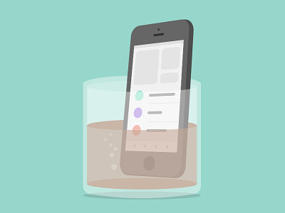 Getting Drunk With Your Interface illustration interface iphone mobile ui user testing ux