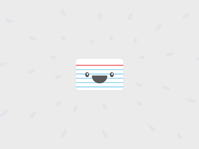 Flippy avatar branding card education fun icon illustration lines smile vector