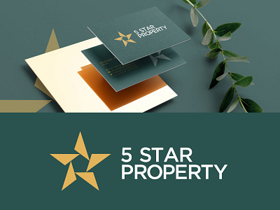 5 star property brand identity corporate branding logodesign real estate logo realestate