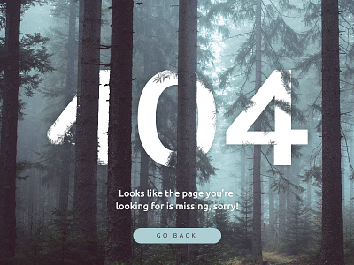 Daily UI: 404 Page