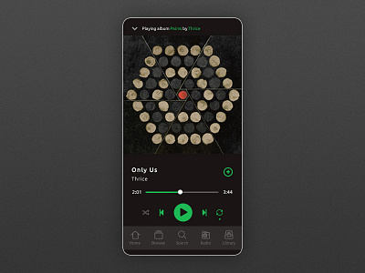 Daily UI: Music Player dailyui dailyui009 music player ui