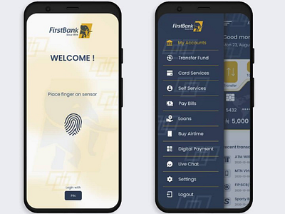 Firstbank Mobile App redesign No 2