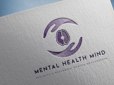 MENTAL HEALTH branding design logo vector