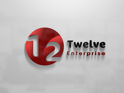 Twelve enterprise branding design illustration logo typography