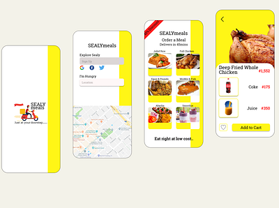SealyMEAL Delivery design eatery product design ui uidesign ux