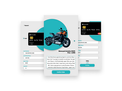 Credit card checkout page colors design interface typography ui ux