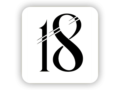 '18 18 2018 gif icon illustrator logo monogram pencil sketch typography vector