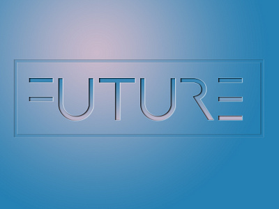 Future Logo branding cutout design graphic design logo typography