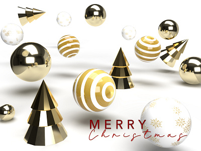 xmas card 3d christmas card design gold graphic design xmas