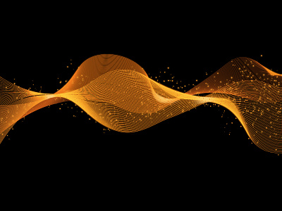 3D Background waves 3d background design gold graphic design illustration vector waves