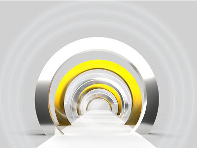 Rings background 3D 3d background illustration rings wallpaper