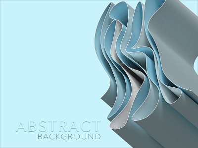 Abstract waves background 3d abstract background fluid vector waves