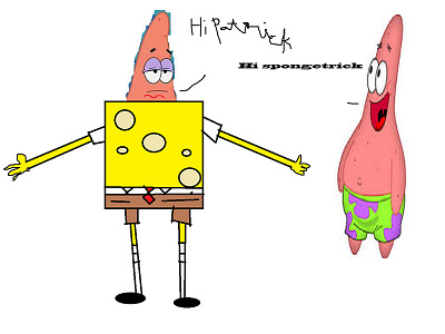 Sponge Trick And Patrick