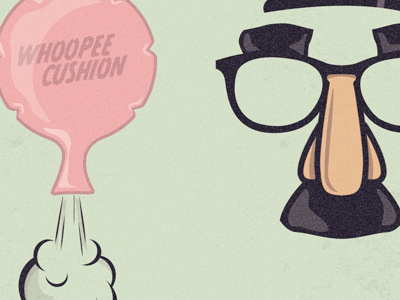 Holidays of June: Day 004 cartoon funny grunge illustration smoke vintage