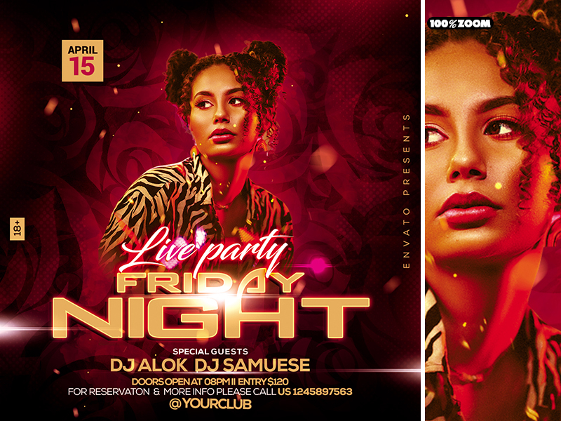 night club flyer by subhankar roy on Dribbble