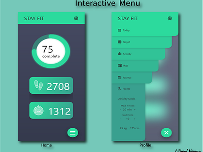 Interactive menu