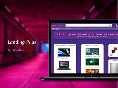E-commerce| Landing Page|