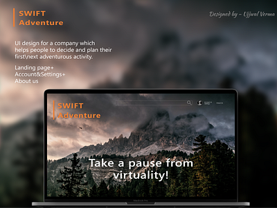 Swift adventure adobe xd adobexd design graphic design interaction ui ui design ui ux uidesign uiux user experience user interaction user interface ux