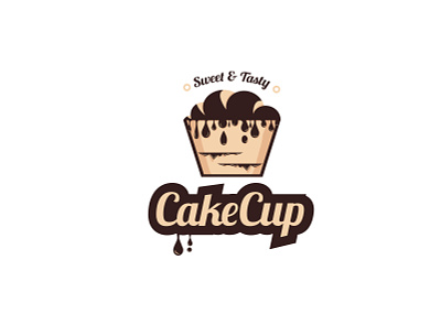 Cakecup logo bakery logo brand brand identity cakelogo chocolate dailylogochallenge delicious design flat illustration flatlogo foodie foodlogo graphicdesign illustration logo logo design logos logotype sweetlogo vector
