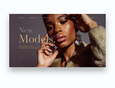 New model | UI design design fashion fashion design models ui ui design webdesign