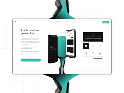 Banking website app presentation bankingapp blackandwhite blue business card clean concept cream dailyui gradient interface minimal minimalist ui uiux userexperience userinterface ux webdesign white