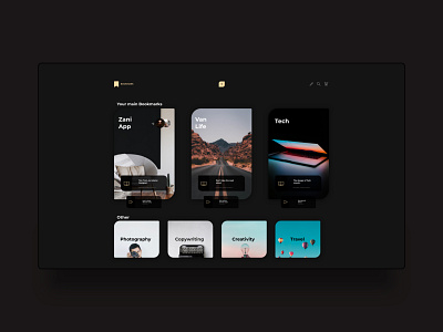 Bookmark app quick concept