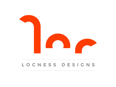 The New Locness design identity lochness logo monster typography