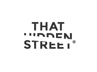 That Hidden Street Logo 2 identity logo typography