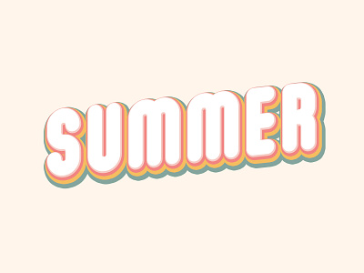 SUMMER DESIGN 3d animation branding graphic design illustration logo motion graphics real state summer tag typography ui viral