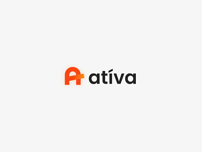 Ativa Logo ative branding brandingative design graphic design logo logodesign typography unfold
